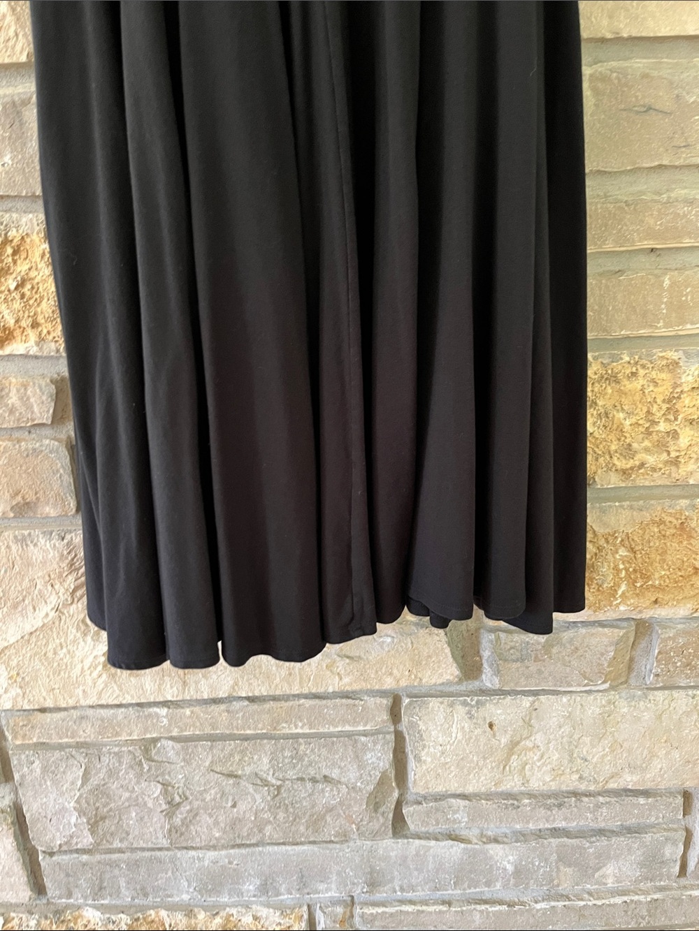 J. Crew Black A-line fold over waist skirt size large - Picture 8 of 11
